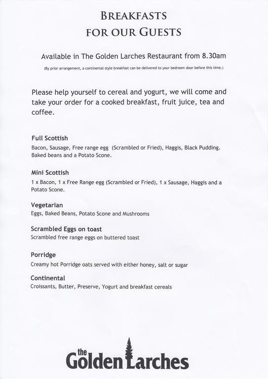 The Golden Larches Bed & Breakfast Lochearnhead Dış mekan fotoğraf